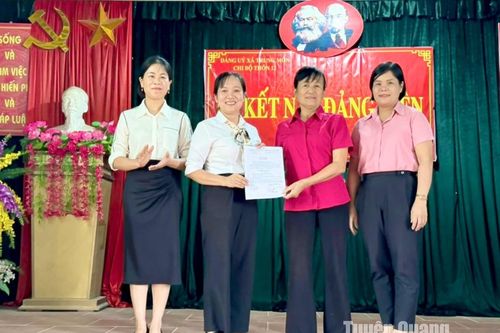 Phát triển đảng viên là hội viên phụ nữ: Cách làm của Yên Sơn