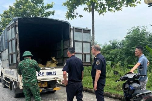 Tịch thu hơn 1 tấn chân gà, lạp xưởng và xúc xích đông lạnh nhập lậu