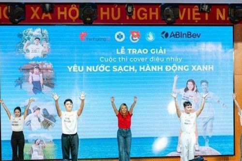 AB InBev trao giải cuộc thi cover điệu nhảy 'Yêu Nước Sạch, Hành Động Xanh'