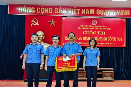VKSND tỉnh Nam Định thi Báo cáo án hình sự bằng sơ đồ tư duy