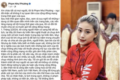 Lùm xùm đăng tải tranh phản cảm: Phạm Như Phương lên tiếng xin lỗi do thiếu hiểu biết