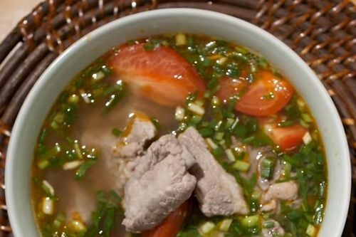 Giải nhiệt mùa hè bằng món canh sấu sườn non