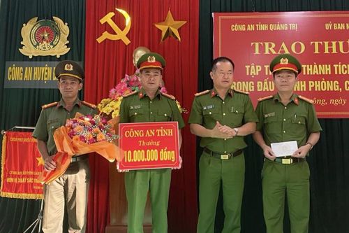 Quảng Trị: Khen thưởng thành tích xuất sắc đánh án ma túy