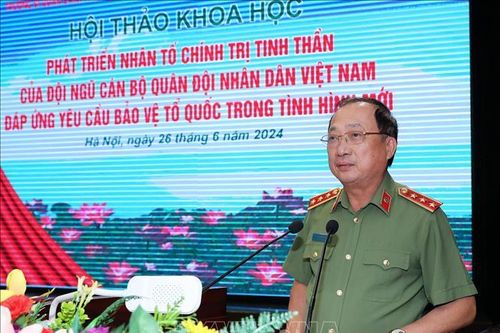 Phát triển nhân tố chính trị tinh thần của đội ngũ cán bộ Quân đội trong tình hình mới