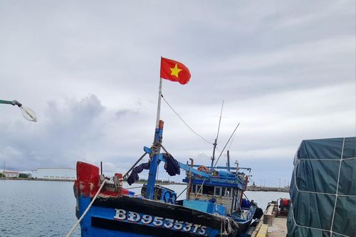 Trung tâm Dịch vụ Hậu cần - Kỹ thuật đảo Trường Sa khắc phục sự cố cho tàu cá Bình Định