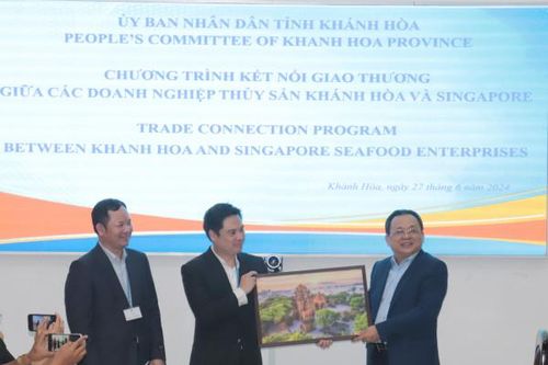 Kết nối giao thương giữa các doanh nghiệp thủy sản Khánh Hòa với các doanh nghiệp Singapore