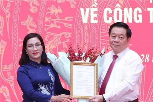 Ban Bí thư bổ nhiệm Phó Trưởng Ban Tuyên giáo Trung ương