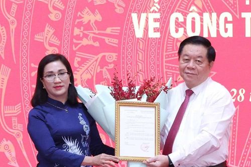 Bà Đinh Thị Mai giữ chức Phó Trưởng Ban Tuyên giáo Trung ương
