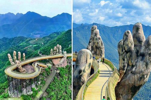 Xuất hiện phiên bản như 'anh em thất lạc' của cầu Vàng Đà Nẵng