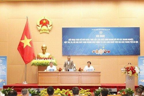 Chủ tịch Hà Nội: Doanh nghiệp làng nghề phải nghĩ lớn, làm lớn, hợp tác với nhau