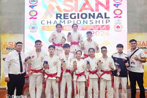 Jujitsu Đồng Nai đạt 8 huy chương vàng Giải vô địch Đông Nam Á 2024