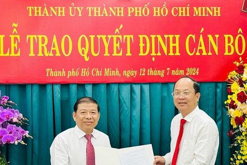 Phó Viện trưởng VKSND TP HCM giữ chức Phó Trưởng Ban Nội chính Thành ủy TP HCM