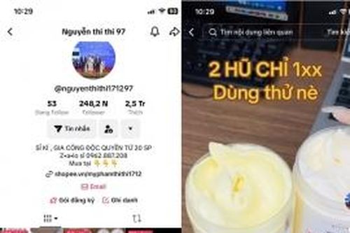 Tiktoker ThiThi97 vẫn rao bán mỹ phẩm vi phạm trên Tiktok, Shopee, bất chấp lệnh tiêu hủy