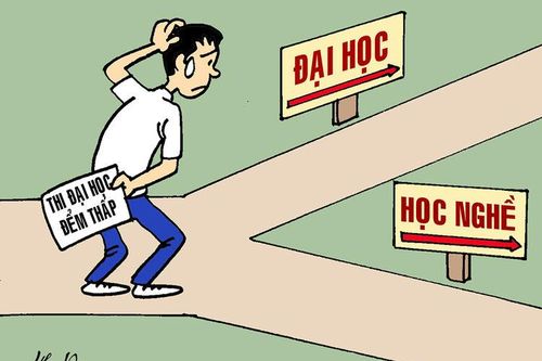 Nếu kết quả tốt nghiệp THPT thấp, em nên học nghề hay đi Bình Dương ông giáo?