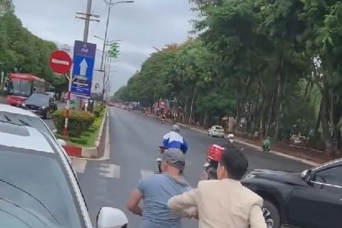Công an triệu tập chú rể đuổi đánh tài xế xe ben tại Đắk Lắk
