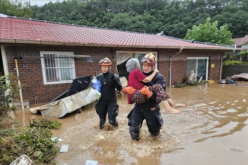 Hàn Quốc tiếp tục hứng chịu mưa lớn nhiều ngày