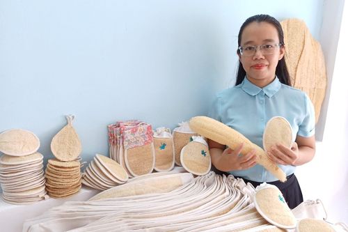 Khởi nghiệp từ xơ mướp