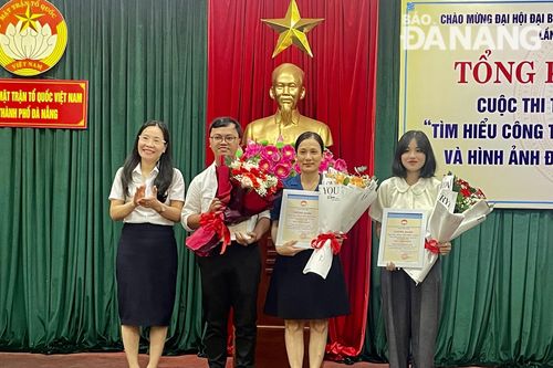 33 cá nhân đoạt giải cuộc thi 'Tìm hiểu công tác Mặt trận Tổ quốc Việt Nam và hình ảnh Đà Nẵng - thành phố của tôi'