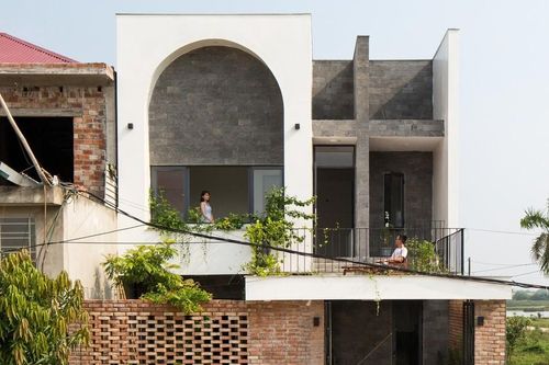 Chiêm ngưỡng ngôi nhà gạch đỏ đẹp mê mẩn ở Hà Tĩnh