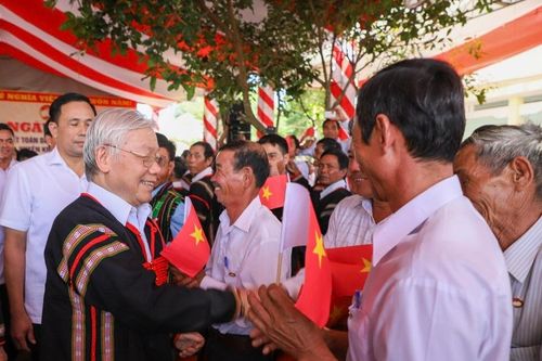Tổng Bí thư Nguyễn Phú Trọng trong trái tim người dân vùng Dur Kmăl