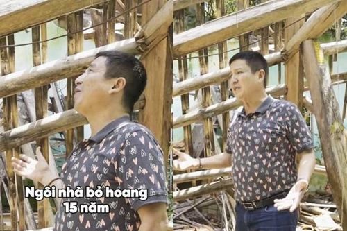 NSƯT Chí Trung đau lòng khi nhà cũ đổ nát, bị bỏ hoang, khác hẳn 'Chí Trung gia trang' hiện tại