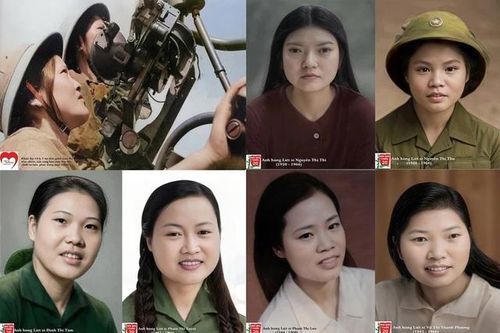 Phục dựng màu di ảnh 10 nữ anh hùng liệt sĩ dân quân Lam Hạ