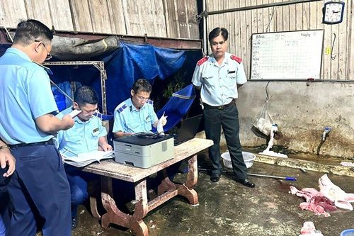 Hai cơ sở giết mổ gia súc trái phép bị phạt hơn 20 triệu đồng