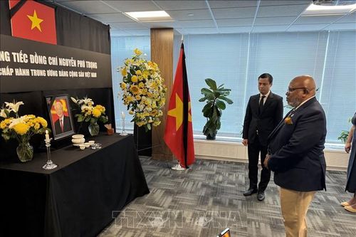 Chủ tịch Đại hội đồng Liên hợp quốc viếng Tổng Bí thư Nguyễn Phú Trọng
