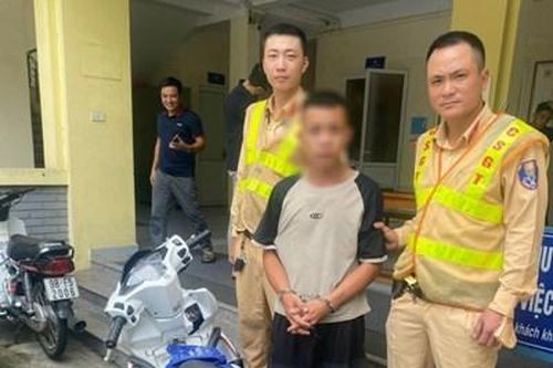 Bắt giữ thanh niên trộm cắp xe máy