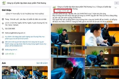 Tài khoản facebook, tiktok tên công ty của Shark Thái có lượng tương tác 'lẹt đẹt'
