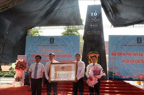 Địa điểm trận chiến ngày 6/6/1969 tại Bình Ba được xếp hạng Di tích quốc gia