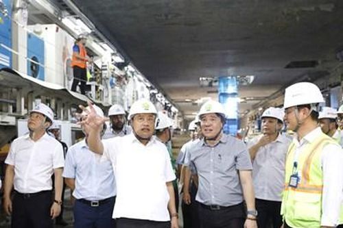 Chủ tịch UBND TP Hà Nội Trần Sỹ Thanh kiểm tra một số dự án trọng điểm