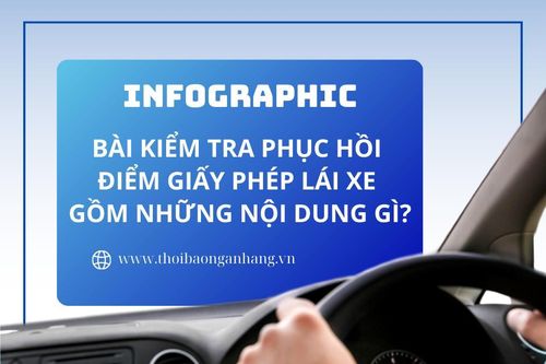 Bài kiểm tra phục hồi điểm giấy phép lái xe gồm những nội dung gì?
