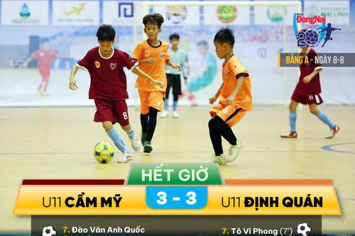 U.11 Định Quán - U.11 Cẩm Mỹ: Màn rượt đuổi tỷ số đầy kịch tính