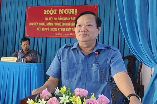 Tiền Giang: Đại biểu HĐND tỉnh và TP. Gò Công tiếp xúc cử tri sau kỳ họp thường lệ giữa năm