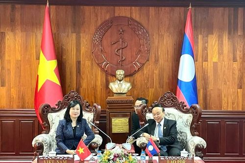 Bộ trưởng Bộ Y tế Việt Nam và Lào họp song phương về tăng cường hợp tác y tế