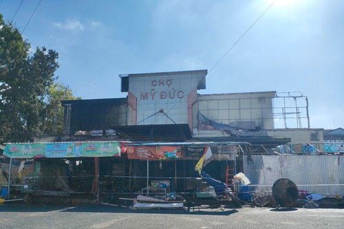 Xảy ra hỏa hoạn tại chợ Mỹ Đức