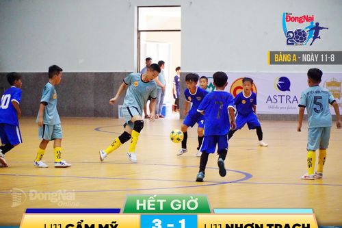 Kết quả trận đấu U.11 Cẩm Mỹ - U.11 Nhơn Trạch