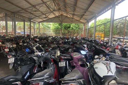 Công an TP Vũng Tàu tìm chủ sở hữu của hơn 850 chiếc xe vi phạm hành chính