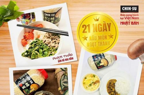 Nhìn lại hành trình 21 ngày ngọt thanh cùng hạt nêm CHIN-SU nấm Shiitake & tảo Kombu
