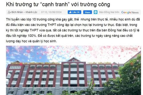 Video clip Khi trường tư 'cạnh tranh' với trường công được bạn đọc chú ý