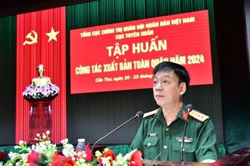 Cục Tuyên huấn tập huấn công tác xuất bản toàn quân