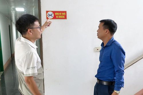 Không sử dụng thuốc lá tại nơi làm việc