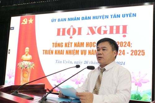 UBND huyện Tân Uyên: Triển khai nhiệm vụ năm học 2024 – 2025