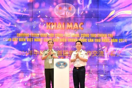 Khai mạc Chương trình giao lưu công tác Đảng, công tác chính trị Cảnh sát biển Việt Nam - Cảnh sát biển Trung Quốc