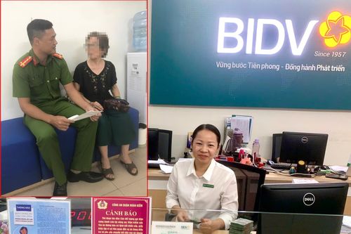 Cụ bà 82 tuổi thoát 'bẫy lừa' của Công an 'rởm' nhờ sự nhanh trí của nữ nhân viên ngân hàng