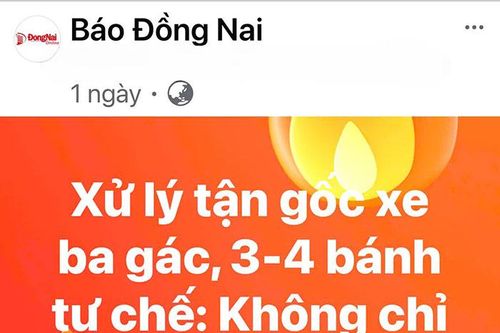 Thông tin xử lý tận gốc xe ba gác, 3-4 bánh tự chế thu hút bạn đọc