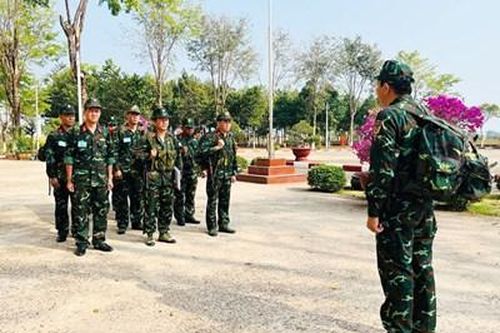 Bộ Chỉ huy Quân sự tỉnh Bình Phước luyện tập phương án sẵn sàng chiến đấu