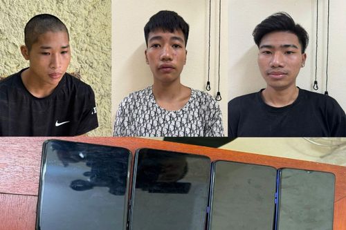 Nhóm tội phạm '10X' bị bắt sau khi trộm cắp 5 chiếc điện thoại di động