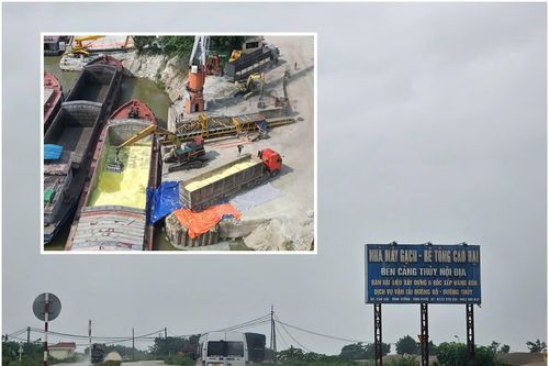 Bất chấp biển cấm, xe quá tải 'quần phá' đê tả sông Phó Đáy